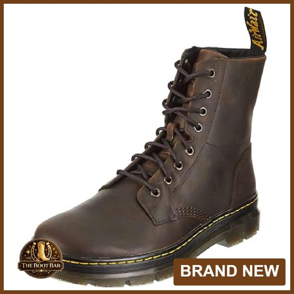 Leather Ankle Boots Unisex Rugged Construction Durable Everyday Wear - Picture 2 of 8
